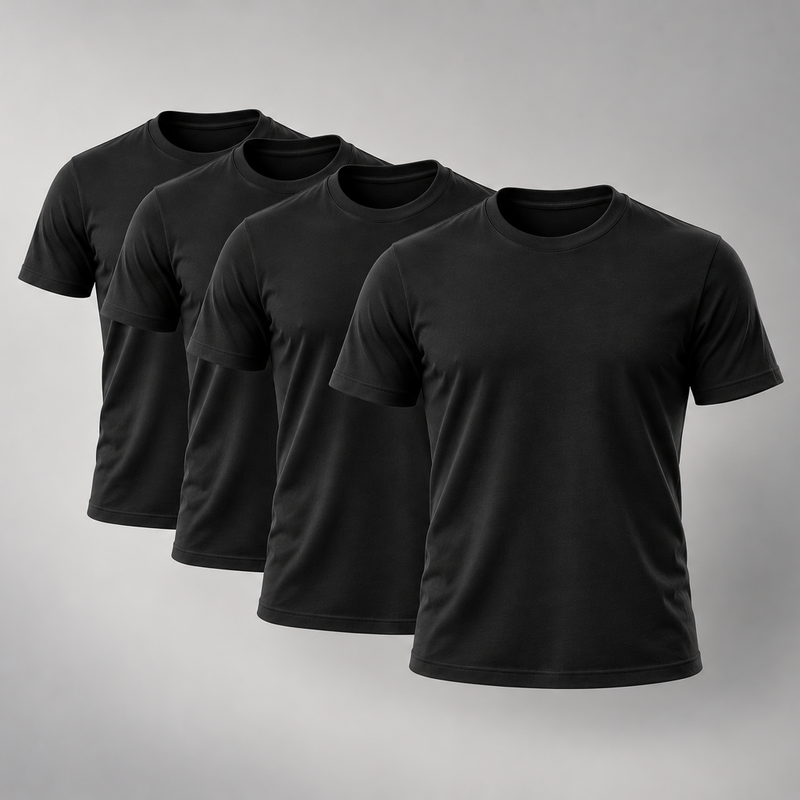 Pack de 4 - Noir