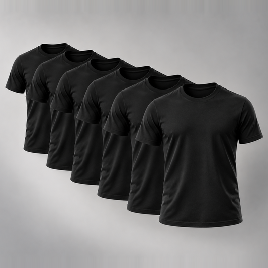 Pack de 6 - Noir