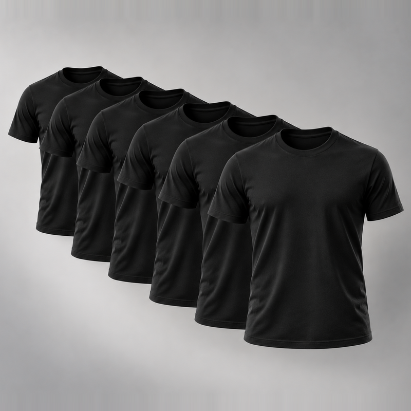 Pack de 6 - Noir